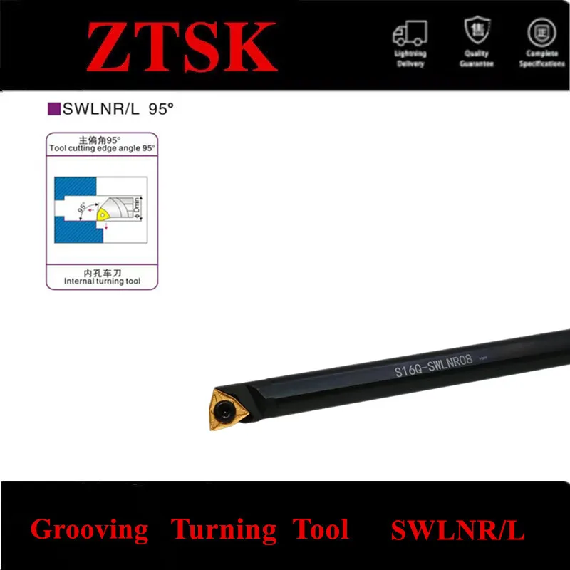 

SWLNR S08K-SWLNR04 S14M-SWLNR04 S16Q-SWLNR08 SWLNR S20R-SWLNR08 Internal Turning Lathe Tool Holder use WNMG04/08 Carbide Inserts