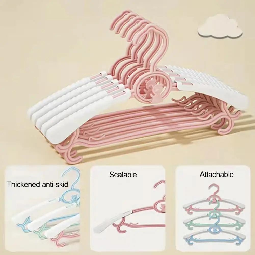 5 шт. противоскользящие выдвижные стеллажи для детской одежды