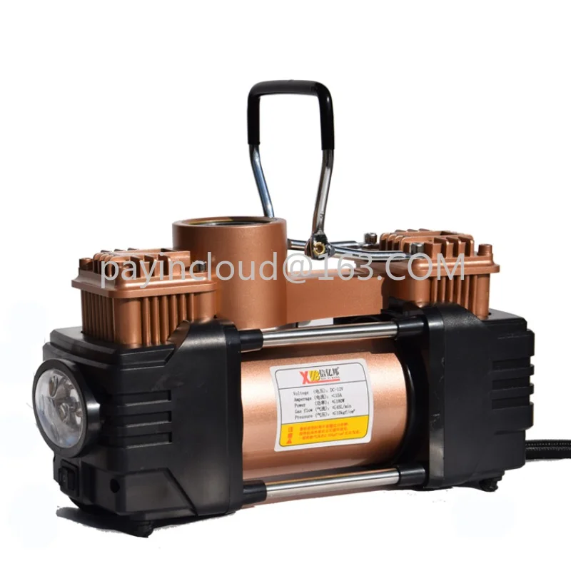 Tire Pump Auto Air Inflator For Truck Or Motorcycle With Led Light