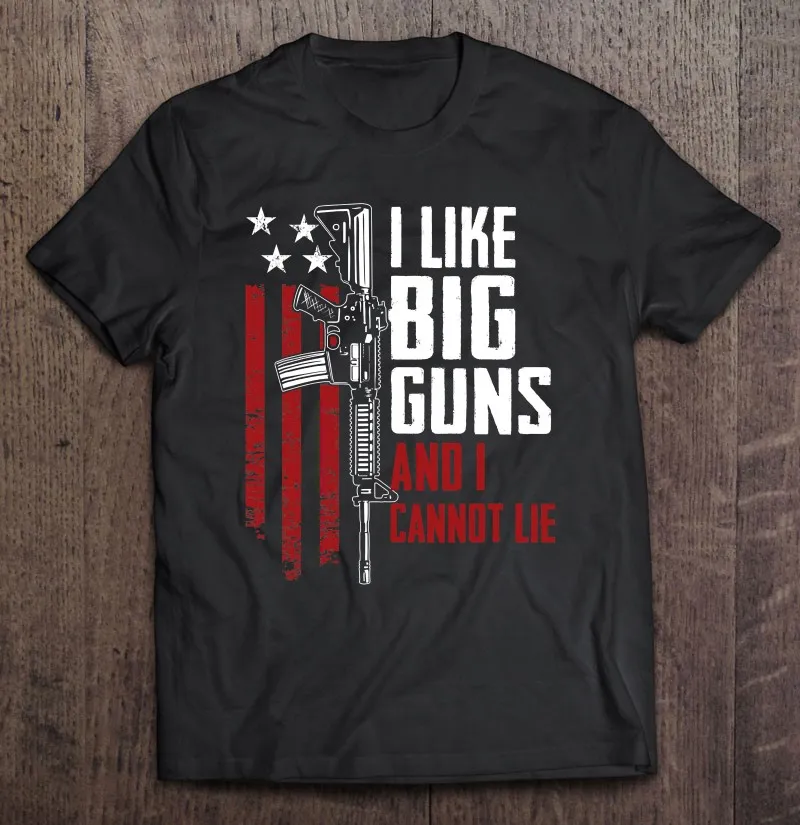 

Мне нравятся большие ружья и надпись «I't Lie - 2A Pro», Забавные футболки с флагом оружия, топы, футболки большого размера, Винтажная Футболка ове...