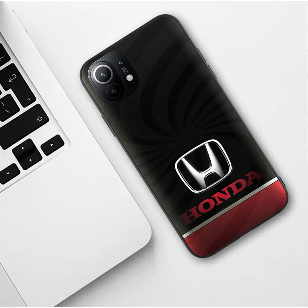Luxury Car Logo H-Honda Luxury Phone Case For Xiaomi 13 12 11T 9 11 10C 9T 8 9SE 11i Lite Ultra Note10 Poco F3 M4 M3 Pro Cover