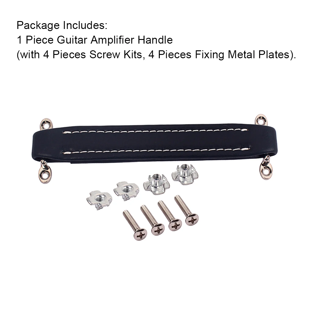 

Guitar Amplifiers Handle Parts Wear-resistant Leather Metal Straps Supplies