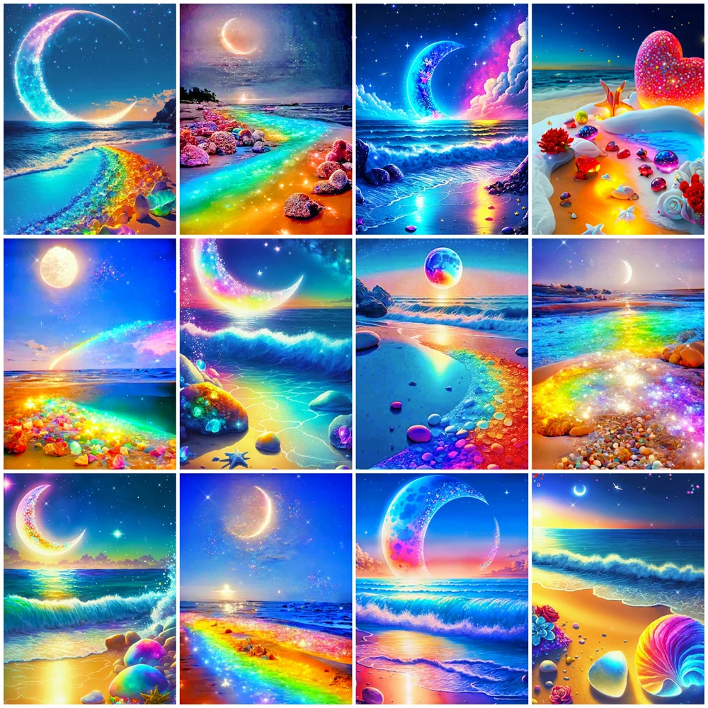 

Алмазная живопись 5D "сделай сам", фантазия, радуга, искусство, наборы для вышивки крестиком, домашний декор, Новое поступление 2023