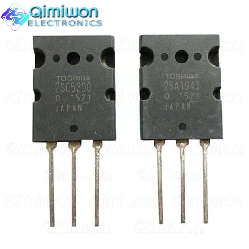 

JAPAN TOS 2SA1943 2SC5200 20 Pairs /Lot 100% Original A1943 C5200 Audio Power Amplifier Applications Silicon Transistor