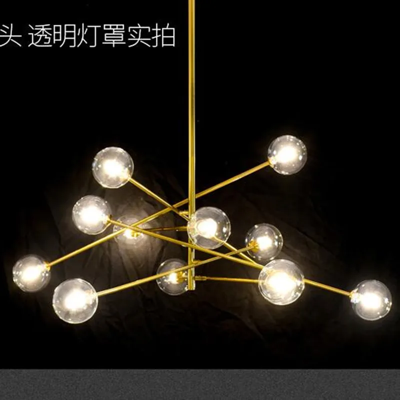 

Современная Золотая подвесная люстра в стиле пост-модерн, роскошные медные светильники в скандинавском стиле, лампа для гостиной, домашний декор, осветительный прибор для спальни