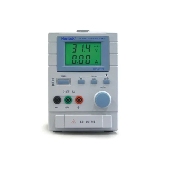 

DC Power Supply Adjustable HT5003PE Hantek 0-50V 0-3A Regulators Voltage Supply LCD Display Tools