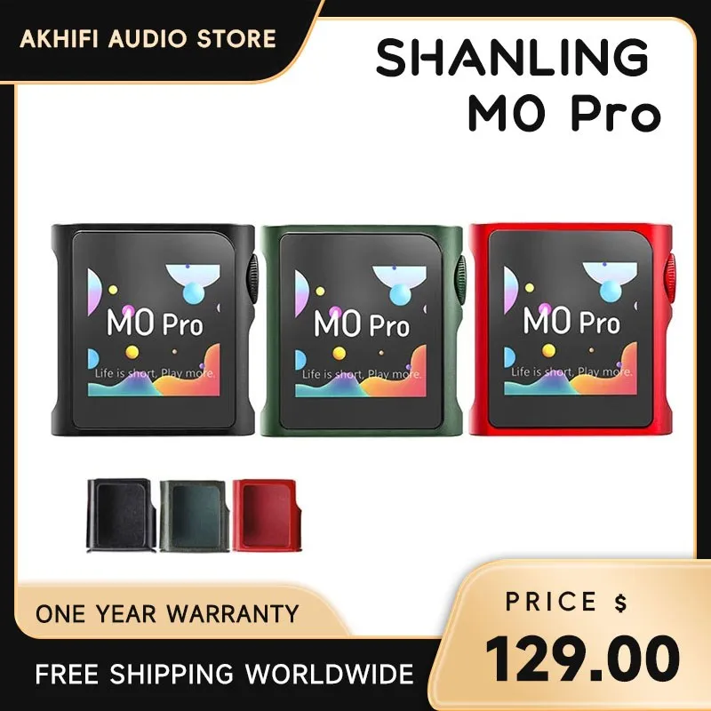 Портативный музыкальный MP3-плеер SHANLING M0 Pro, аудиоплеер с высоким разрешением, Hi-Fi Bluetooth, DAP USB DAC Dual ES9219C LDAC aptX PCM384 DSD128