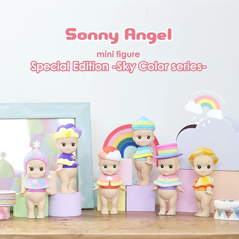 

Weather Series Sonny Angel Anime Figure Mysterious Box Blind Box Cartoon Style Model Collection Ornamnet Style Statue Kids Gift