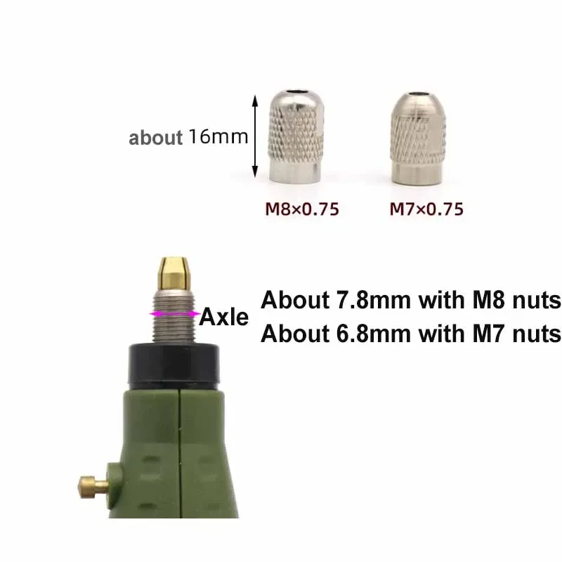 10-11 шт./набор латунные зажимные патроны для дрели 0 5-3 2 мм