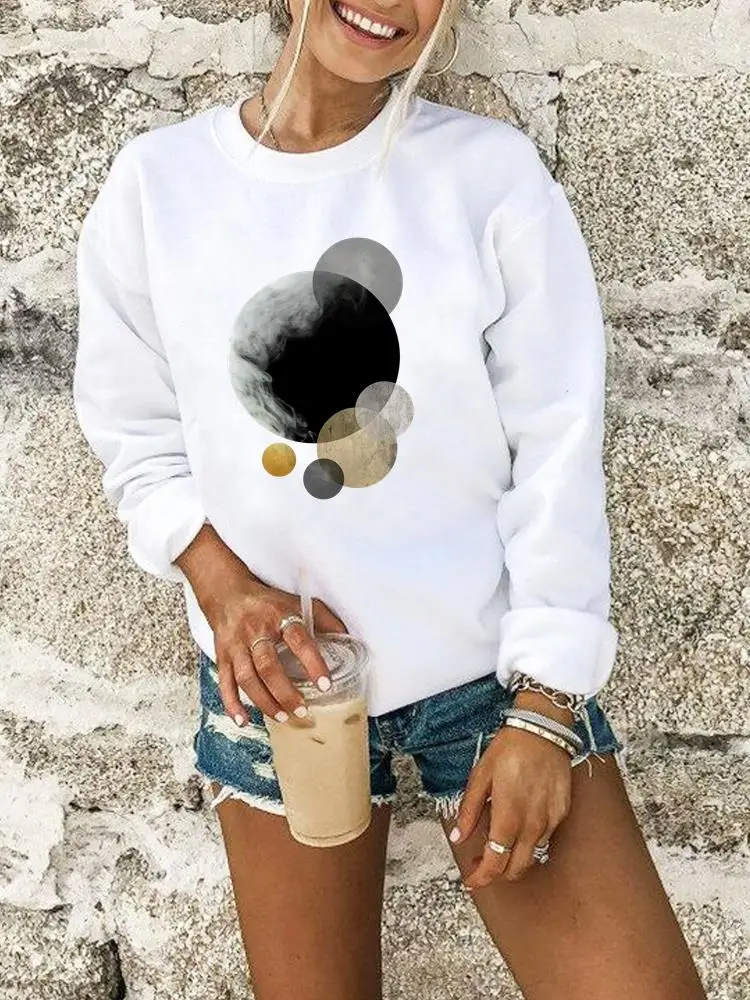 

Abstract Watercolor Lovely Women Clothing Print Female Pullovers Ladies Hoodies Fashion Woman Autumn Spring Graphic Sweatshirts