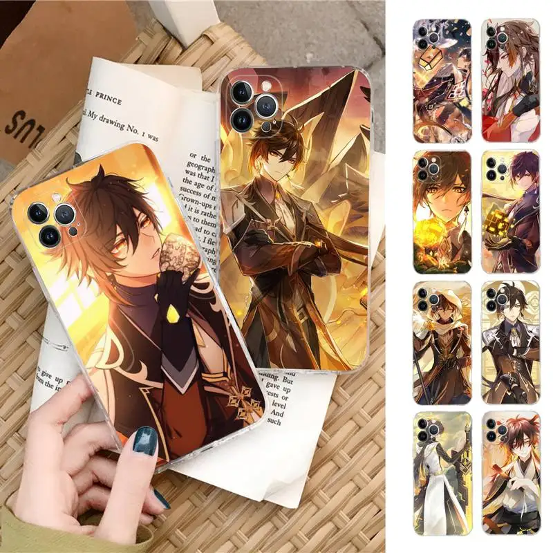 

Genshin Impact God of Contracts Phone Case Silicone Soft for iphone 14 13 12 11 Pro Mini XS MAX 8 7 6 Plus X XS XR Cover