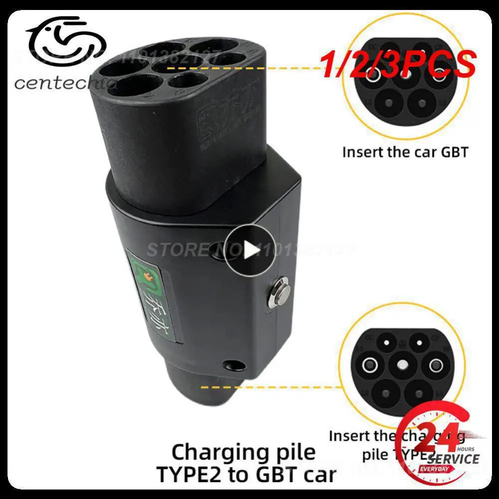 

1/2/3PCS to Type 2 EV Charger Adaptor IEC 62196 To GB China Standard EV Charger Converter Adapter 16A 32A for EVSE Charging
