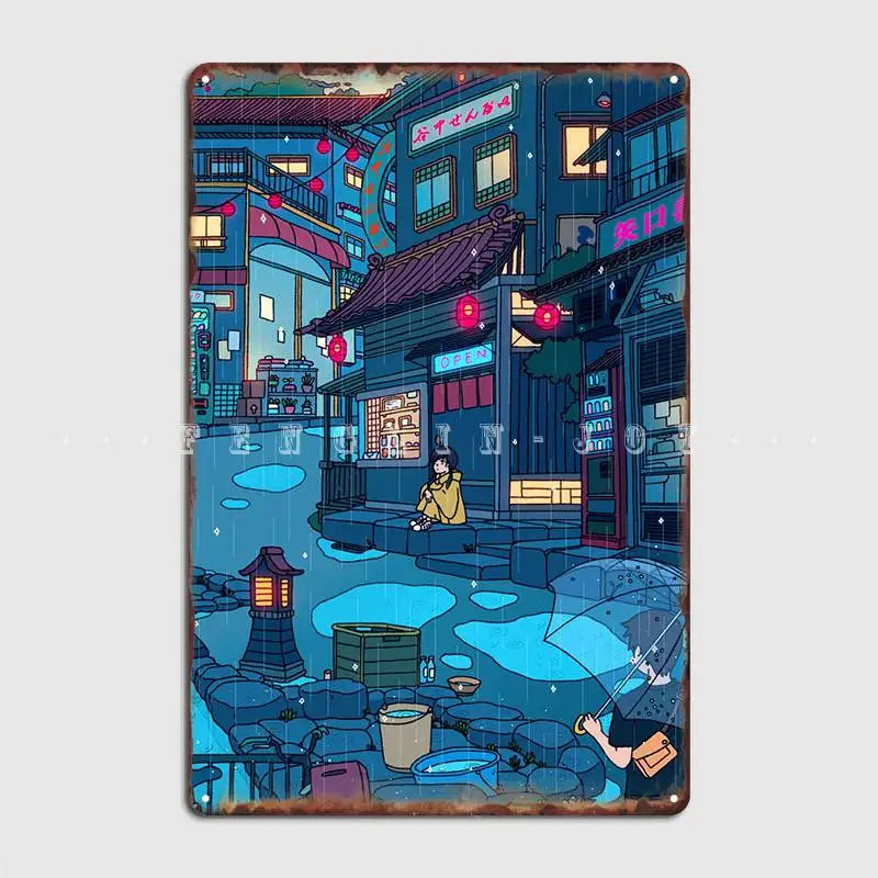 

Настенный декор с изображением дождливого дня