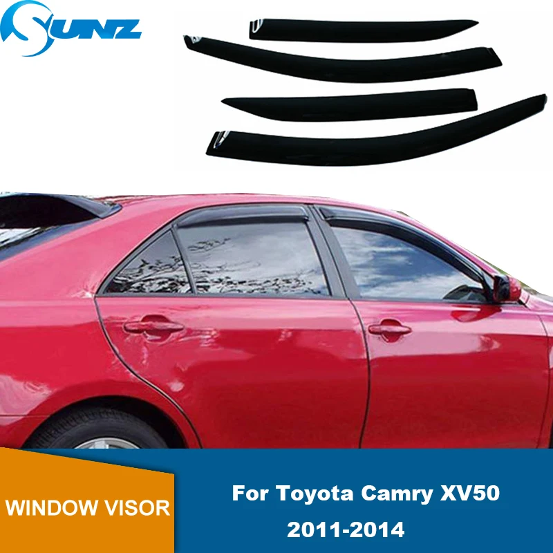 Window Visor For Toyota Camry XV50 2011 2012 2013 2014 Car Accessories Rain Guard Deflector Windshield Rain Eyebrow Awning Trim