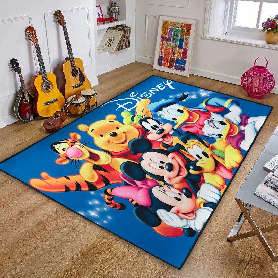 Толстый детский игровой коврик Disney с Микки и Минни для ползания ковер гостиной
