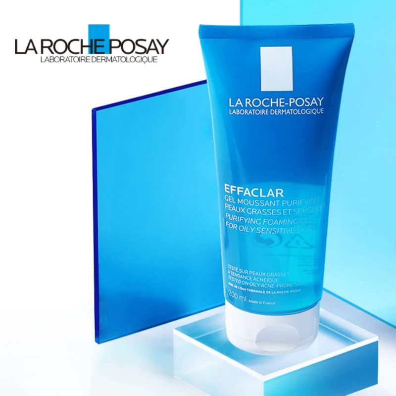 

La Roche Posay Purifying Foaming Cleanser Gel Acne Remover Oil Control Salicylic Acid Face Wash For Oily Sensitive Skin 200ML