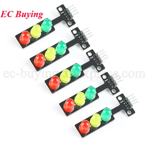 EC Buying Mini 5V Traffic Light RGB LED Модуль