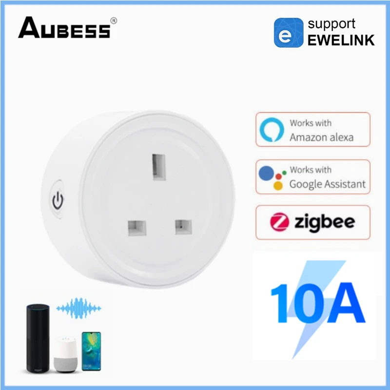 

Смарт-розетка EWelink ZigBee, 10 А, 90-250 в перем. Тока
