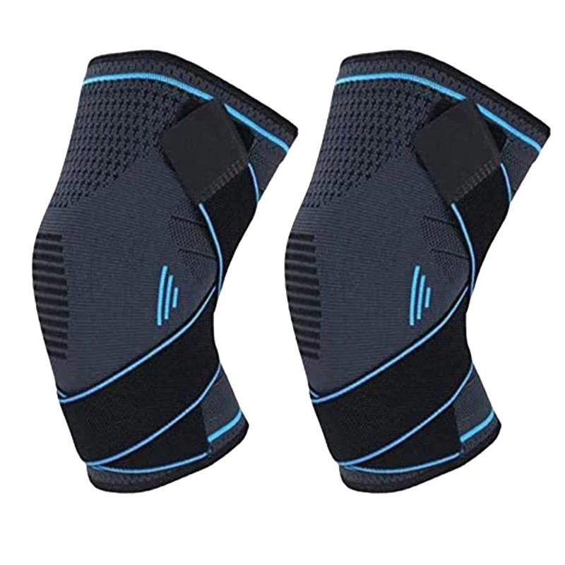 

Бандаж на колено, регулируемая компрессионная поддержка колена для облегчения артрита, артрита, бега, спорта