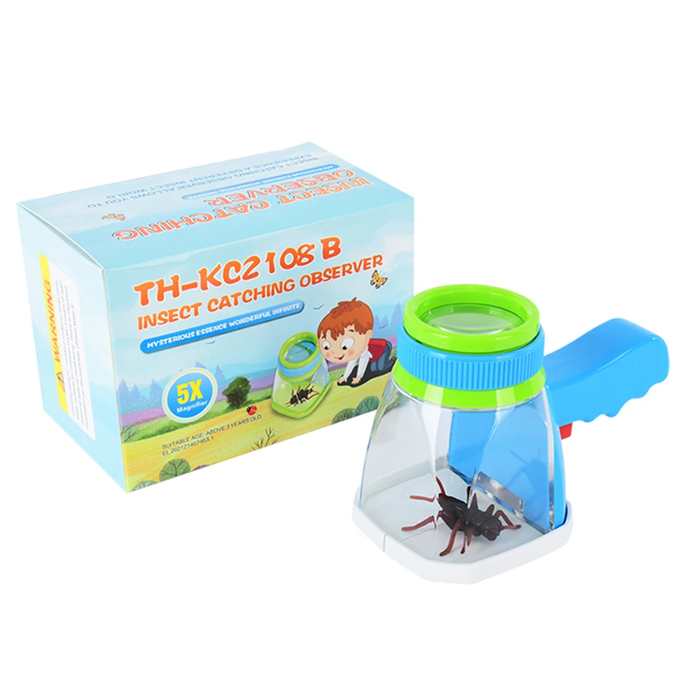 

Bug Catcher Viewer Handheld Insect Magnifier for Children Kids Toy Preschool Outdoor Nature Plants Exploration Observation Tool