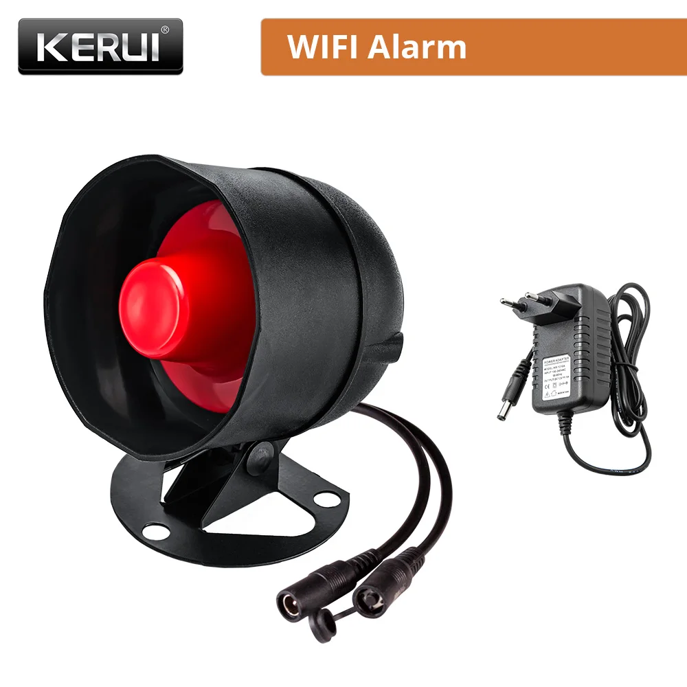 

Система сигнализации KERUI с громким звуком, 110 дБ, Wi-Fi