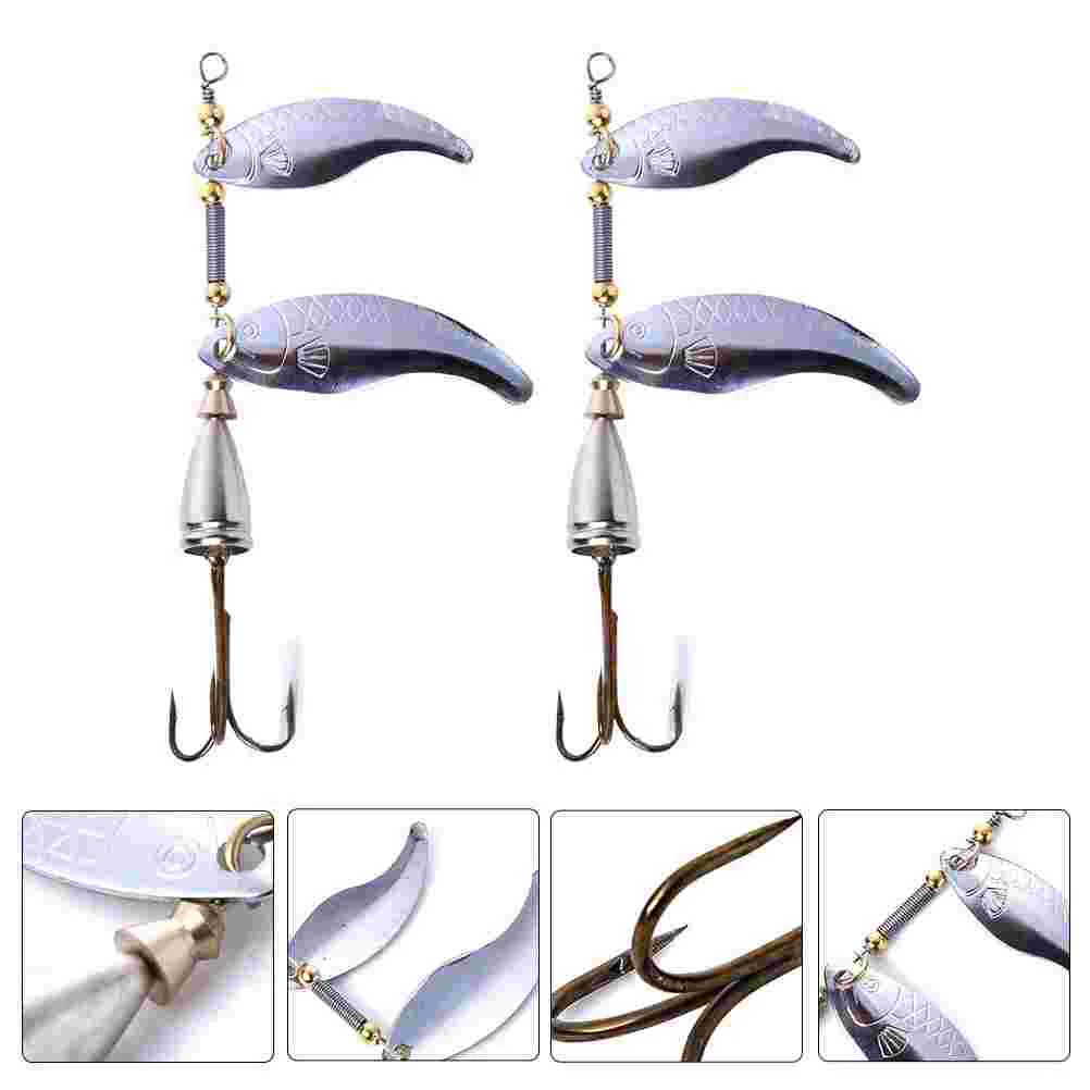 

Lures Baits Bionic Metal Jigs Bass Rotating Trolling Gear Tools Angler Casting Spoon Jigging Salmon Jig Bait Stripe Flat Hooks