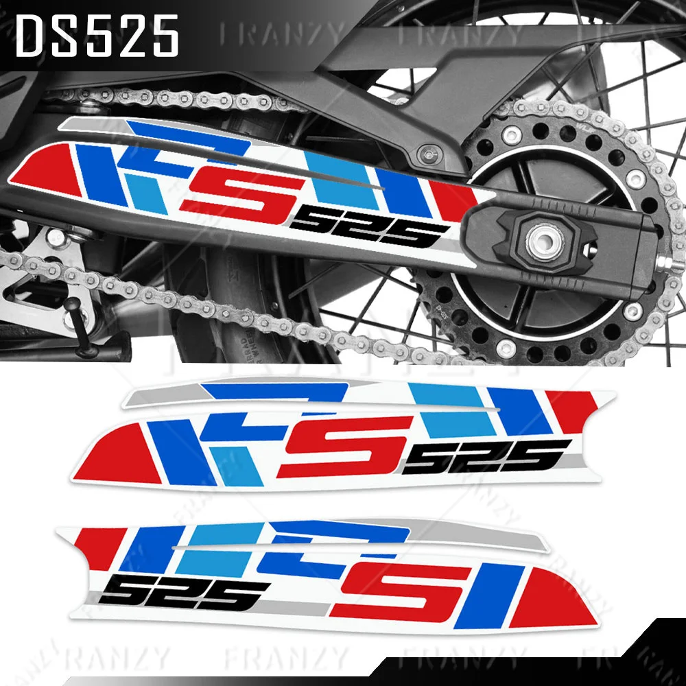

DS525X 3M Motorcycle Swingarm Decal Swin garm Waterproof Sticker 525DSX Accessories For VOGE DS 525X