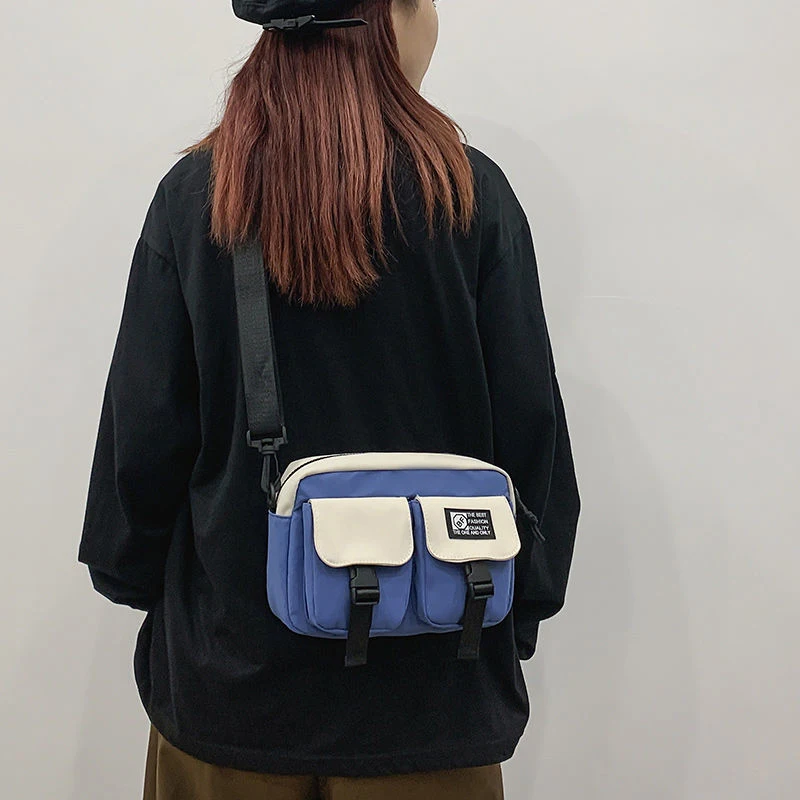 Men Women Shoulder Bag Tide Brand Mobile Phone Messenger Bag Ins Japanese Cross-body Backpack Multi-functional Shoulder Bag