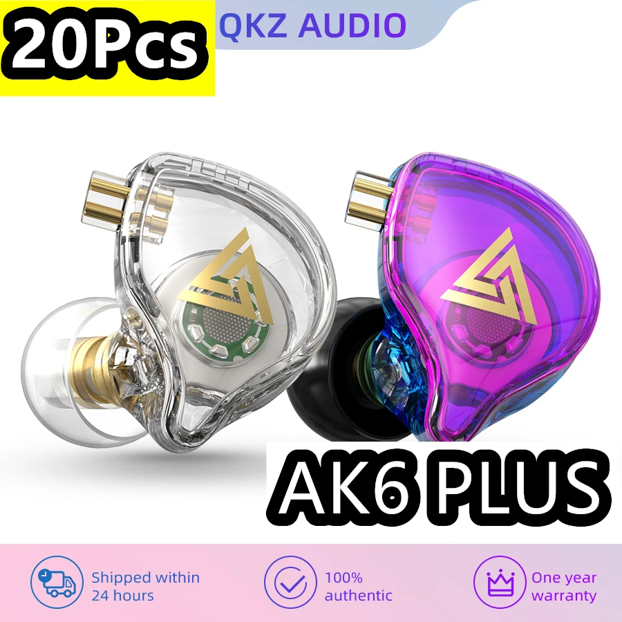

10/20 шт. QKZ AK6-PLUS оригинальные Hi-Fi спортивные наушники для VIP, оптовая продажа, музыкальные наушники с микрофоном, спортивные наушники