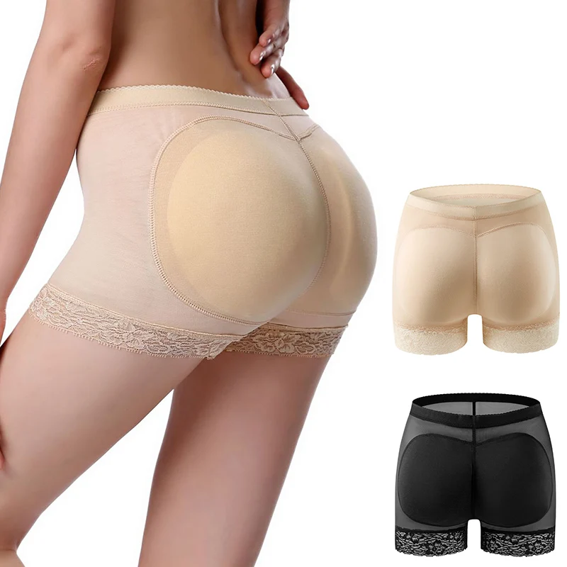

Women Shapers Padded Butt Lifter Panty Butt Hip Enhancer Fake Hip Shapewear Underwear Briefs Push Up Panties Plus Size S-3xl