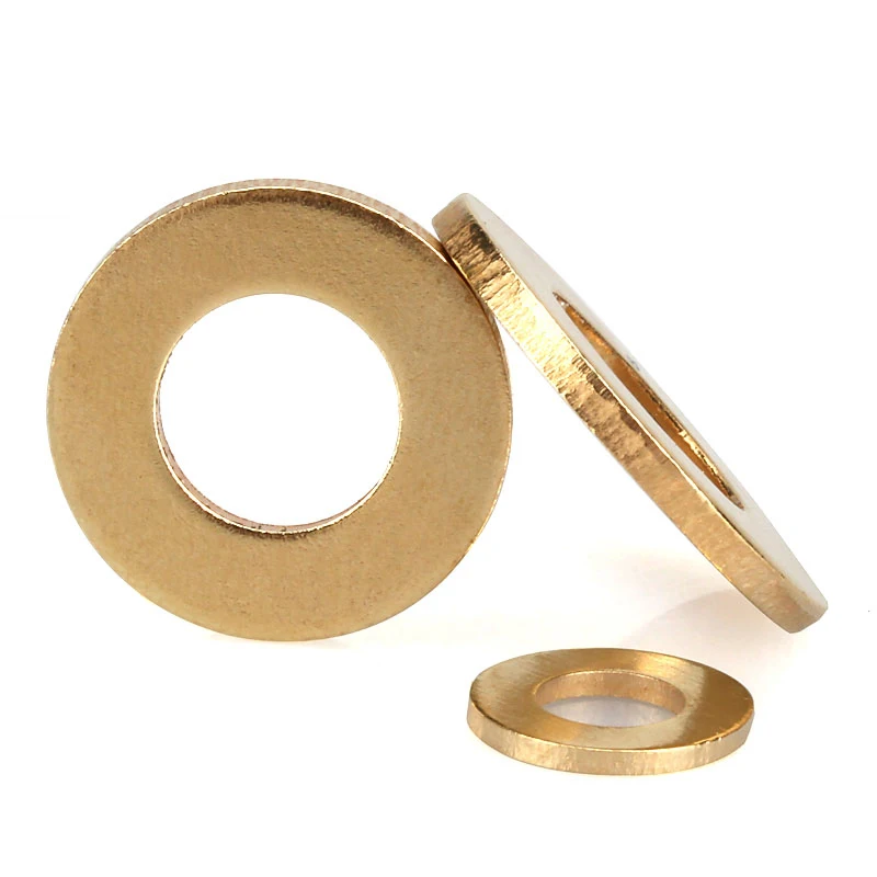 Латунная шайба M2 5 M3 M4 M5 M6 M8 M10 M12 M14 M16 GB97 DIN125 плоская медная прокладка высокого