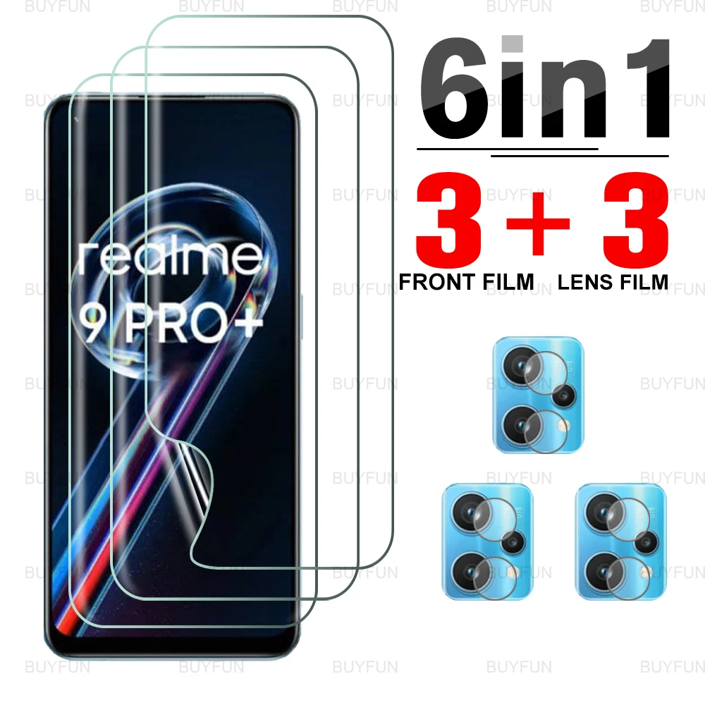 

Гидрогелевая пленка 6 в 1 для Samsung S22 Ultra, 6,8 дюйма, полное покрытие, мягкая пленка для Samsung Galaxy S 22 S22 Plus, Защита экрана для объектива