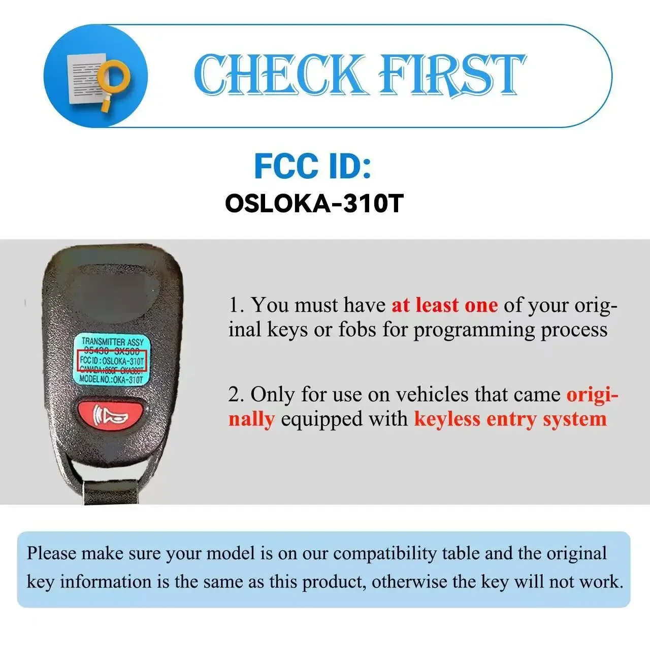 KEYYOU 3 + 1 кнопки дистанционного ключа автомобиля 313 8 МГц для HYUNDAI SONATA 2006-2014 Elantra Sedan