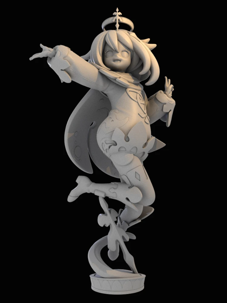 

Genshin 1/12 Resin Figure Die-Cast Character Model kit Emergency Food Paimon Free Shipping DIY Toys Diorama