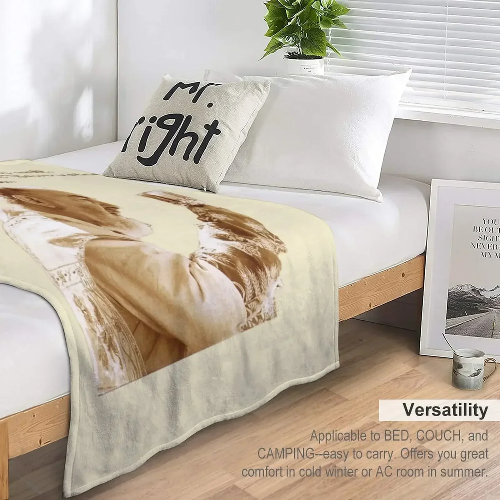 Padre Pio of Pietrelcina Stay with me Lord Throw Blanket For Sofa Thin Bed covers Soft Plaid Blankets