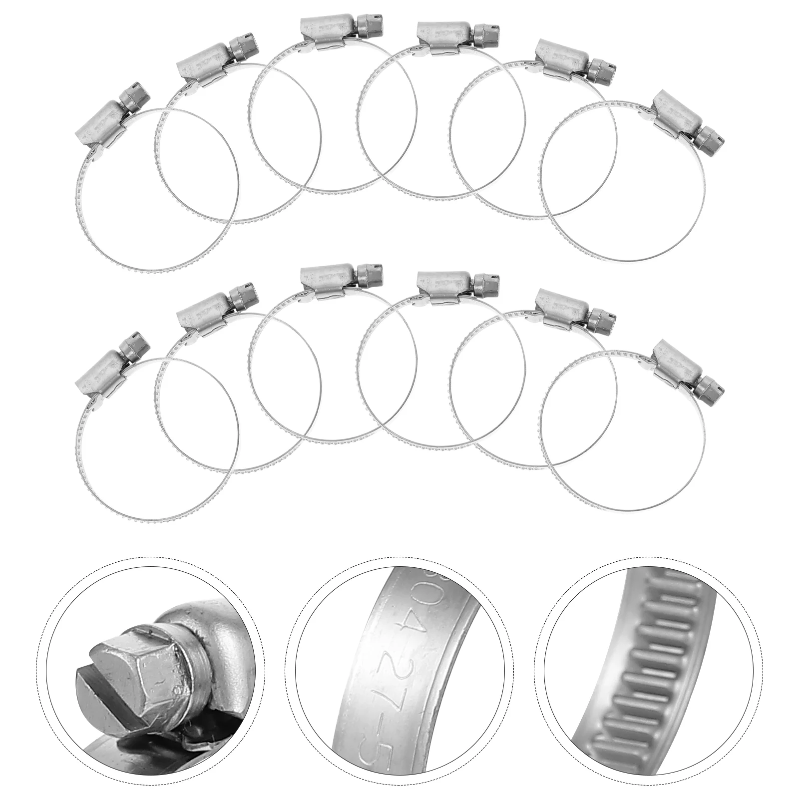 

250pcs Fuel Silicone Vacuum Hose Spring Clamp for Hose Water Pipe Fuel Line