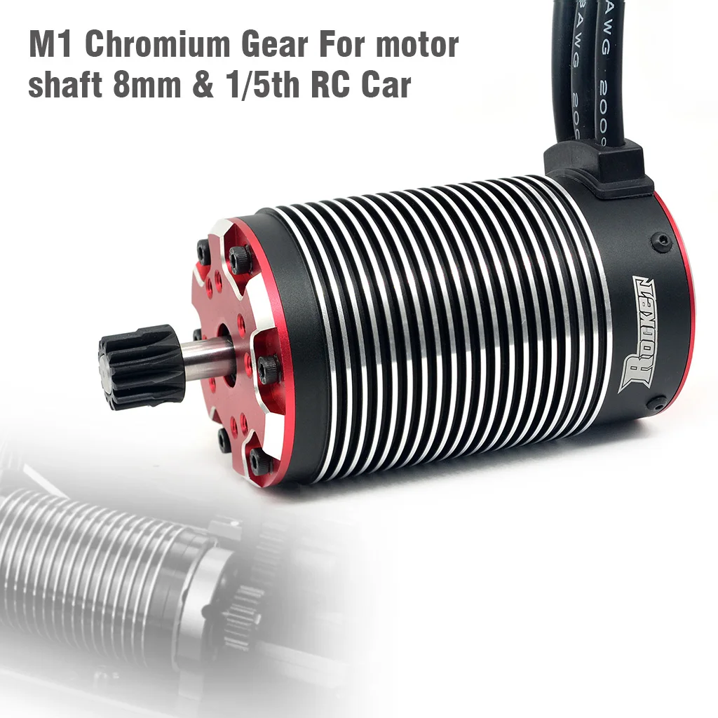 Сурпасс Хобби 3шт. М1 моторная шестерня 8мм вал из металла шестерни для 1/5 1/7 1/8 РЦ машина без щетки грузовик Багги Внедорожник Лодка 5692.