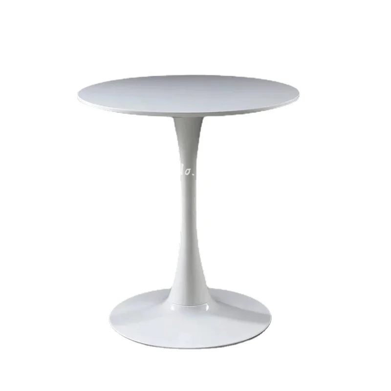 Modern minimalist negotiation tables and chairs Nordic balcony leisure reception coffee tea shop dining table small round table