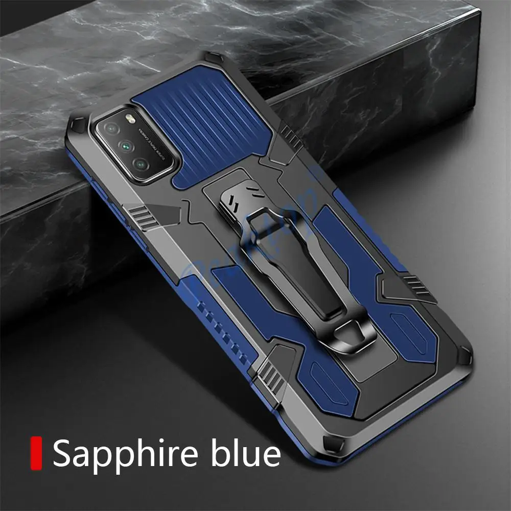 

Skinlee Case For Infinix Smart 6 Shockproof Armor Magnetism Bracket Back Clip Phone Cover Case For Infinix Smart 5 Cover