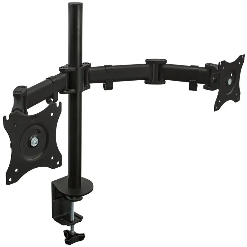 

2023 Dual Monitor Mount | Heavy Duty Flexible Desk Stand Arm | Fits 2 Screens 17-27 Inch Screens tv stand