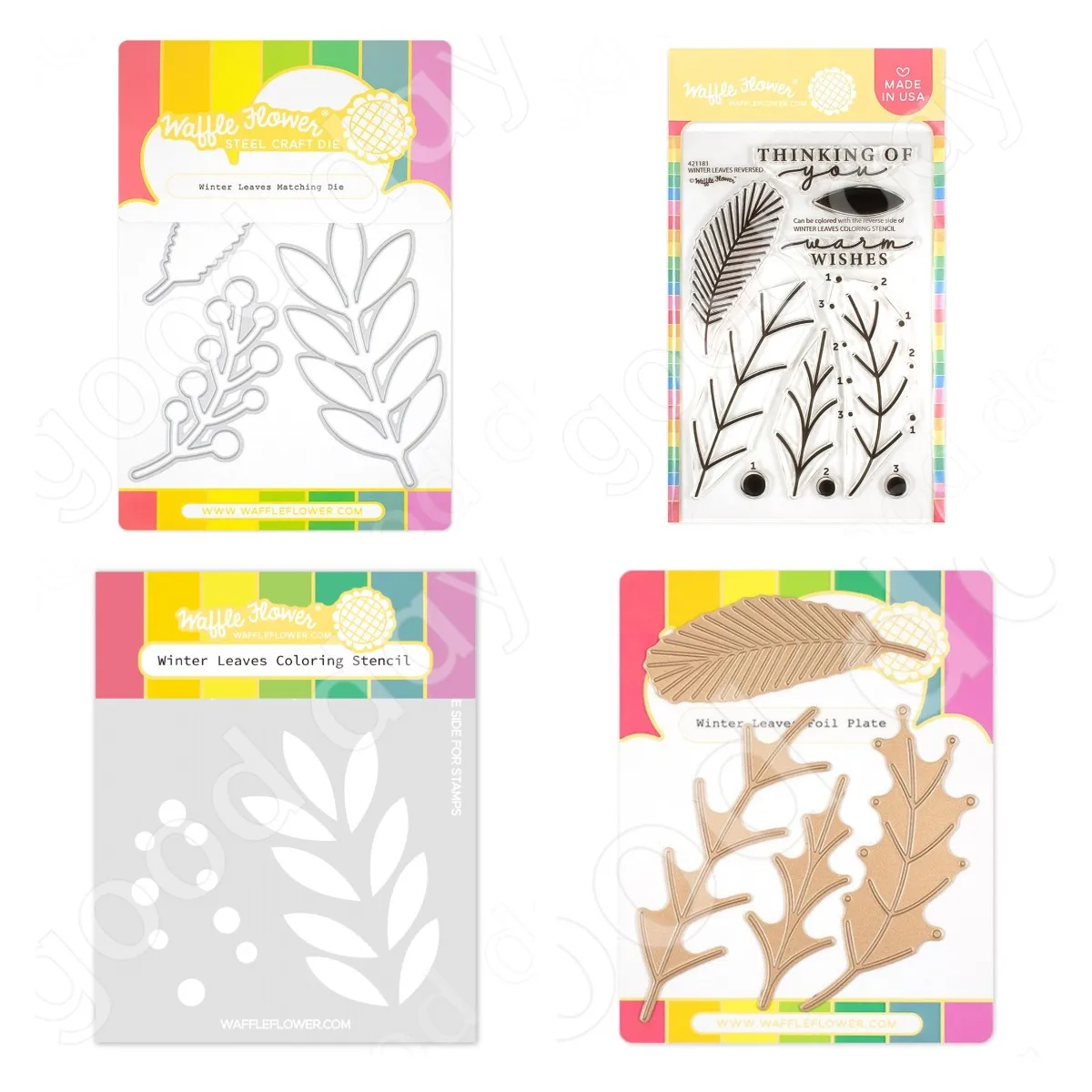 

Winter Leaves Cutting Dies Stamps Stencil Hot Foil Scrapbook Diary Decoration Embossing Template Diy Greeting Card Handmade New