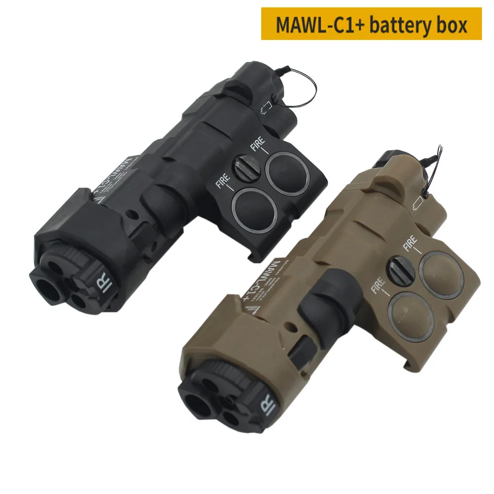 Тактическое снаряжение MAWL-C1 батарейный чехол модульный ящик для хранения батарейного отсека для крепления на рельсах аксессуары для охоты ...