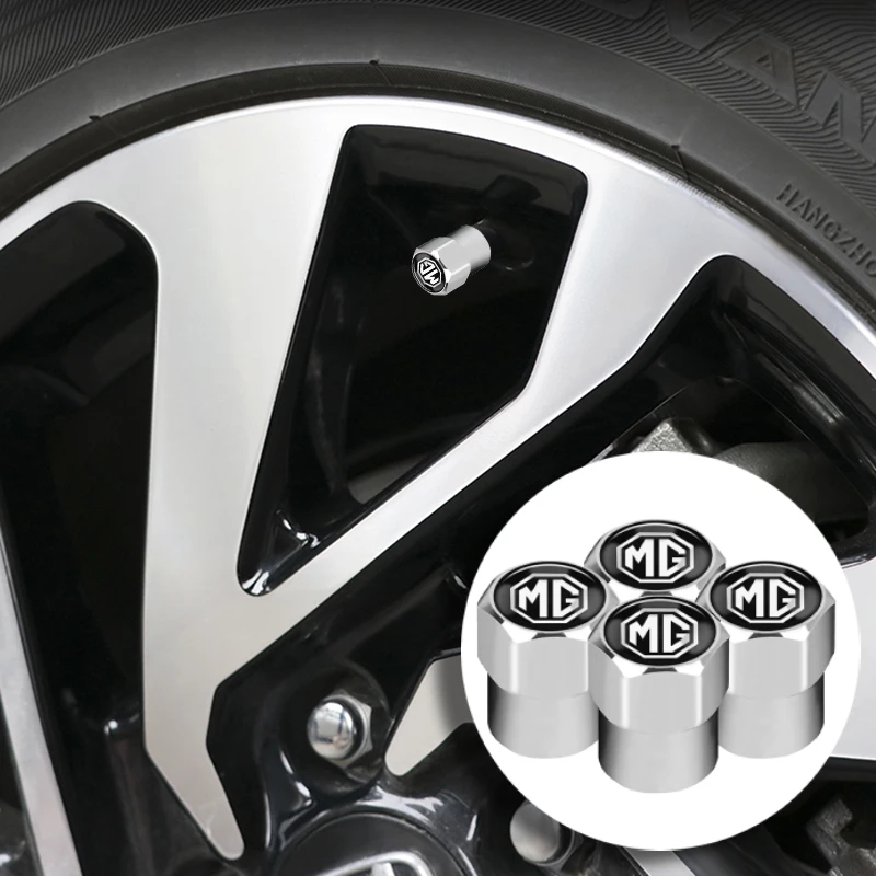 

4PCS Wheel Valve Stem Cover Metal Accessories A Metal Tire Casing And A Valve Stem Cover For MG