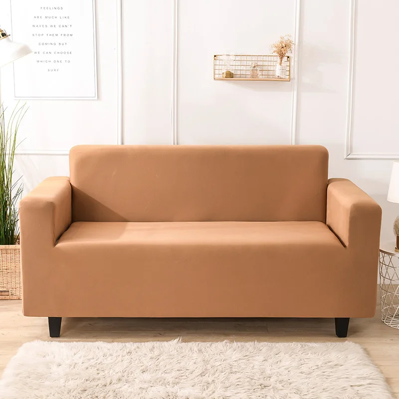

Source Factory Cross-border Stretch Plain Color All-Inclusive Universal Sofa Cover Sofa Cover