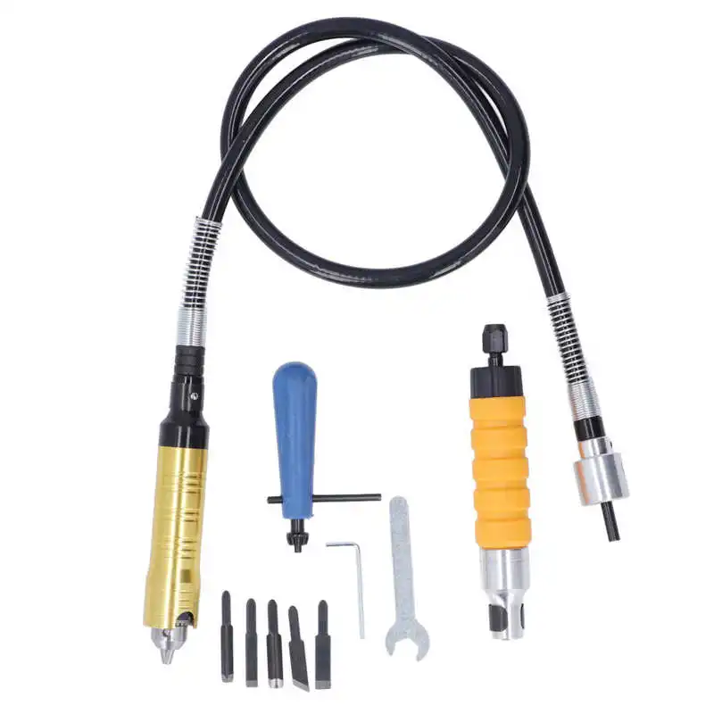 

10Pcs Shaft Adapter Attachment Flexible Extension Chuck Key Shaft Extension Chuck for Power Drill Converter