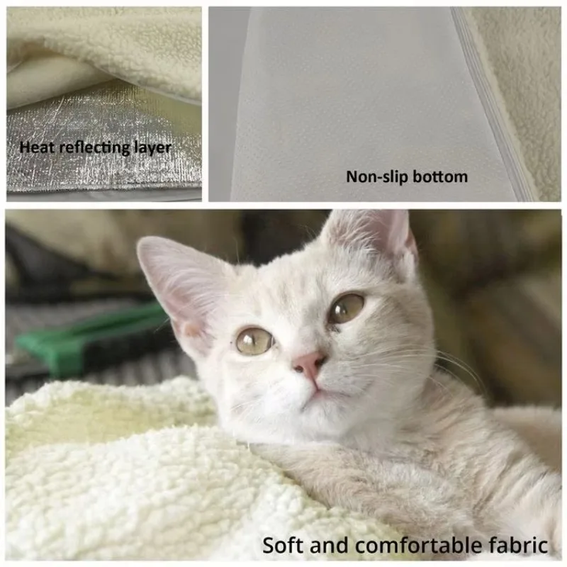 Термоковрик для домашних животных Самонагревающиеся прокладки питомцев щенков