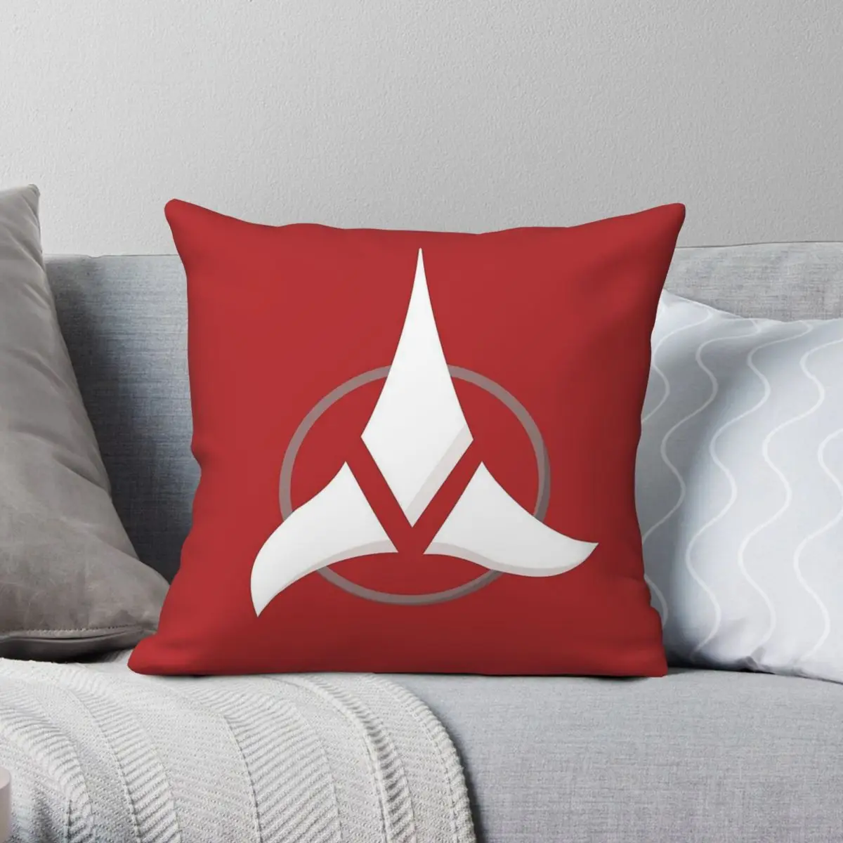 Квадратная наволочка Klingon в стиле ампир Полиэстеровая льняная бархатная