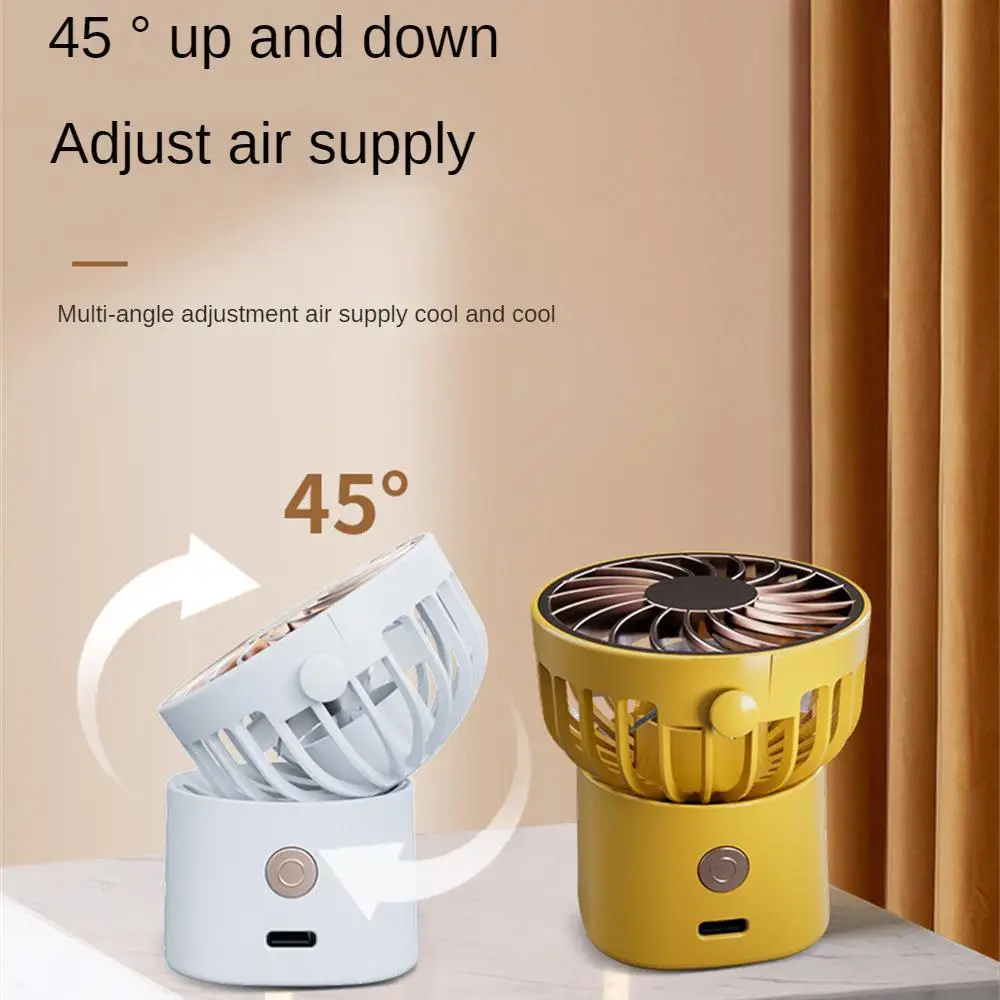 

Ручной вентилятор с пряжкой для ремня, тихий вентилятор с быстрой зарядкой Usb типа c, вентиляторы охлаждения с турбиной и сетчатой поверхностью, 1000 мАч, Электрический милый вентилятор для студентов