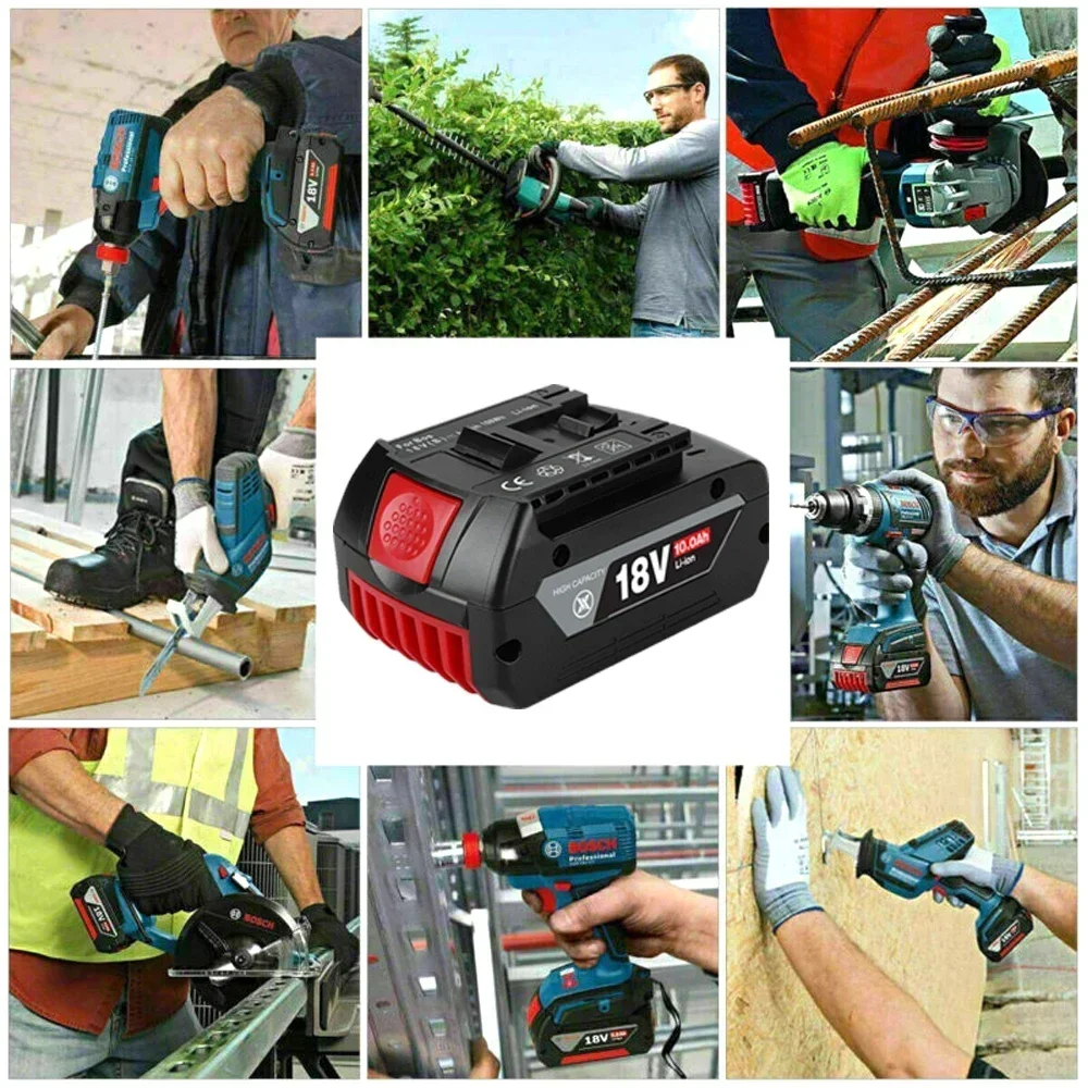 Сменный литий-ионный аккумулятор BAT610G + AL1820CV для Bosch Professional