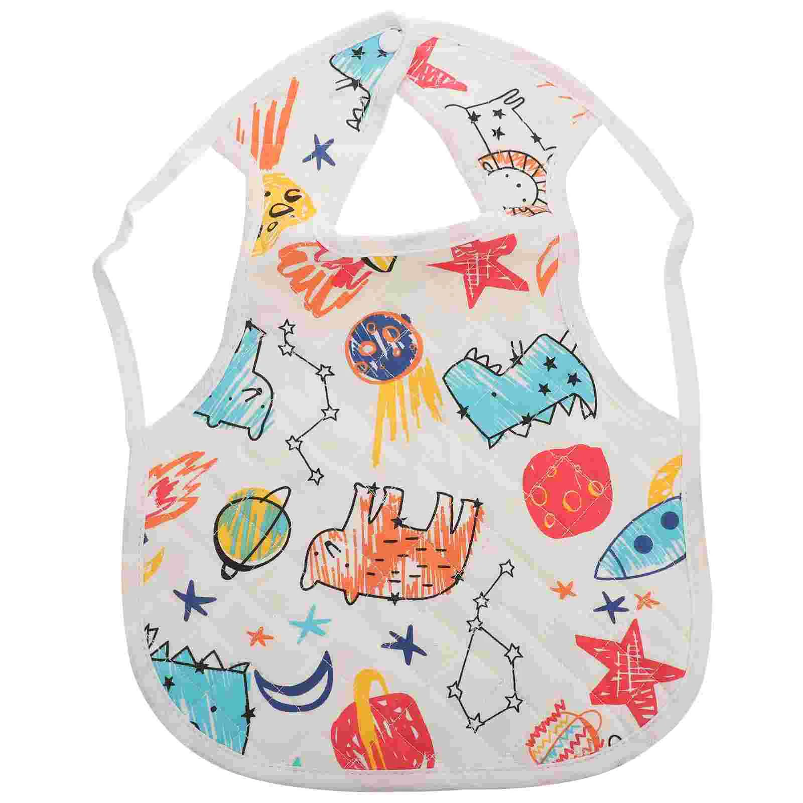 

Infant Saliva Towel Bib Cartoon Absorbent Bandana Toddler Saliva Bib Bandana